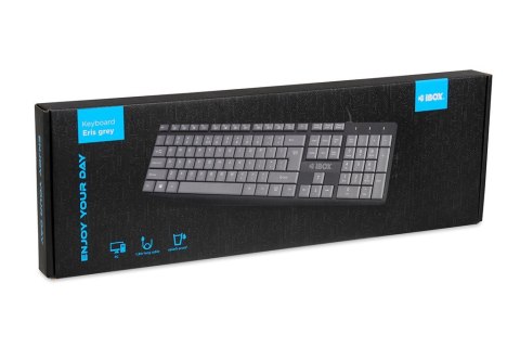 Klawiatura ERIS Grey USB IBOX