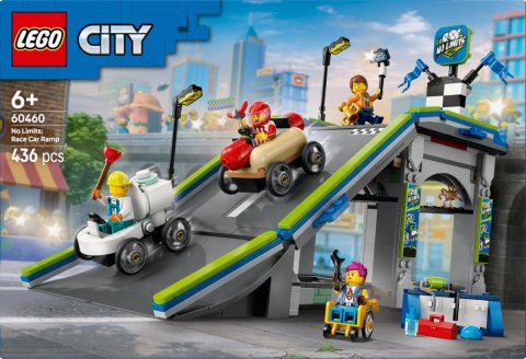 Klocki City 60460 Bez granic: tor z rampami dla wyścigówek LEGO