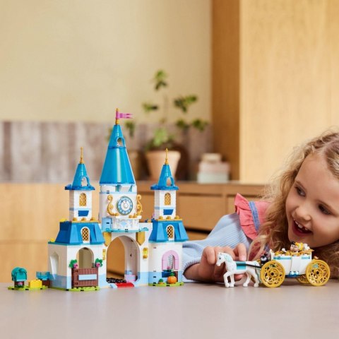 Klocki Disney 43275 Zamek Kopciuszka i kareta LEGO