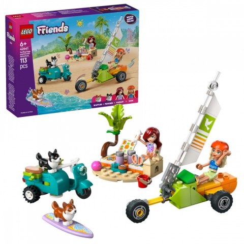 Klocki Friends 42641 Przygoda z surfującymi psami i skuterem LEGO