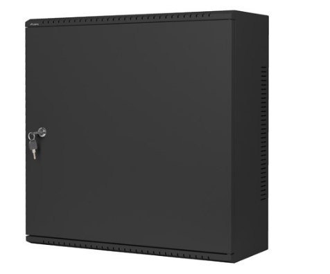 Szafa instalacyjna rack wisząca 19 cali 6U+3U 540x200 niskoprofilowa (złożona) czarna Lanberg