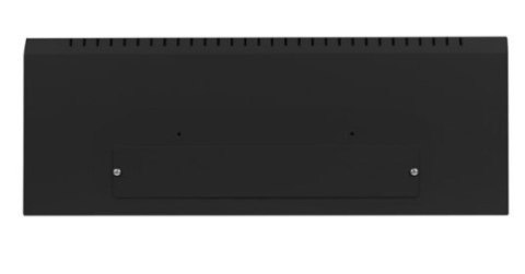 Szafa instalacyjna rack wisząca 19 cali 6U+3U 540x200 niskoprofilowa (złożona) czarna Lanberg