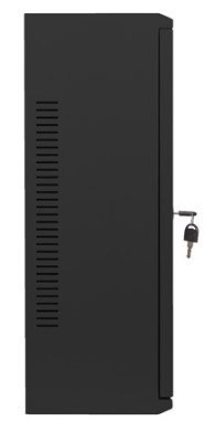 Szafa instalacyjna rack wisząca 19 cali 6U+3U 540x200 niskoprofilowa (złożona) czarna Lanberg