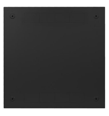 Szafa instalacyjna rack wisząca 19 cali 6U+3U 540x200 niskoprofilowa (złożona) czarna Lanberg