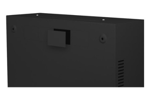 Szafa instalacyjna rack wisząca 19 cali 6U+3U 540x200 niskoprofilowa (złożona) czarna Lanberg