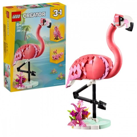 Klocki Creator 31170 Dzikie zwierzęta: różowy flaming LEGO