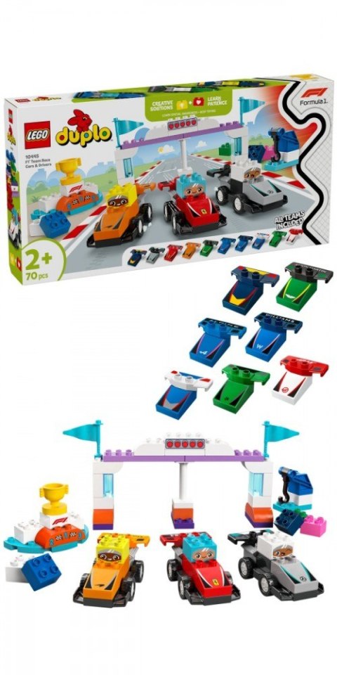 Klocki DUPLO 10445 Bolidy i kierowcy F1 LEGO