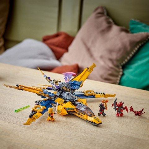 Klocki Ninjago 71833 Ras i burzowy superodrzutowiec Arina LEGO