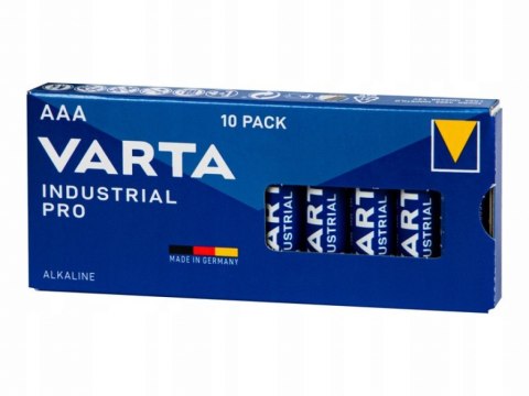 Baterie alkaliczne R3 Industrial PRO 10 sztuk Varta