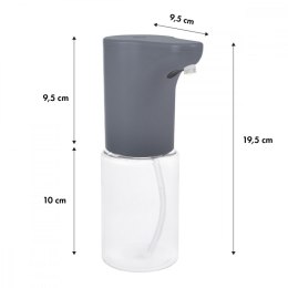 Bezdotykowy dozownik mydła, PR-540 GR Szary 300 ml, do środka do dezynfekcji, IPX4 ProMedix
