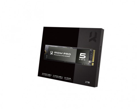 Dysk SSD IRDM PRO P54S Gen5 2TB 5x4 2280 12000/11000MB/s GOODRAM Dysk SSD IRDM PRO P54S Gen5 2TB 5x4 2280 12000/11000MB/s GOODRAM
