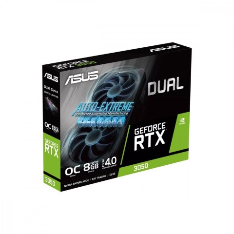 Karta graficzna GeForce RTX 3050 DUAL OC V2 8GB GDDR6 128Bit DVI-D/HDMI/DP Asus