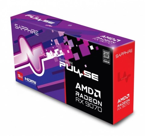 Karta graficzna Radeon RX 9070 PULSE 16GB GDDR6 256bit 2DP/2HDMI