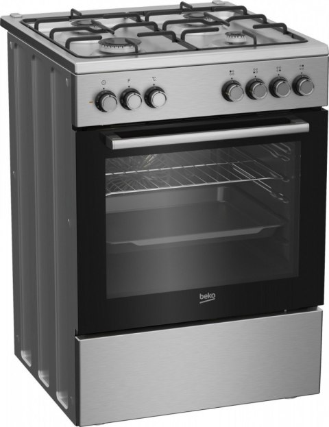 Kuchnia gazowo-elektryczna FBE62130GXDN Beko