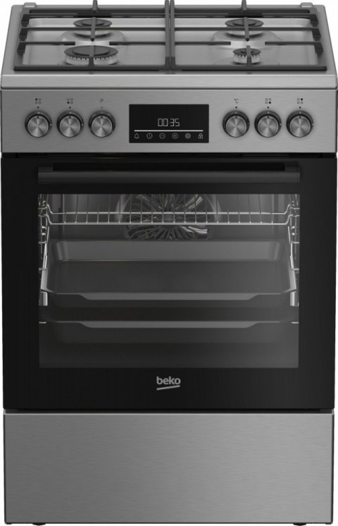 Kuchnia gazowo-elektryczna FBM62330GXTN Beko