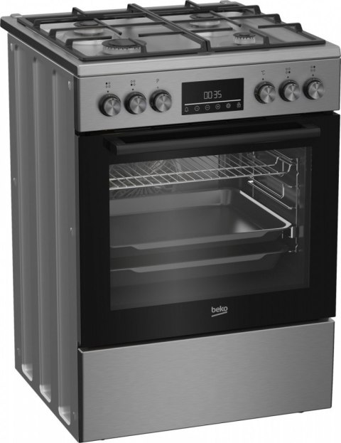 Kuchnia gazowo-elektryczna FBM62330GXTN Beko