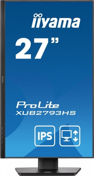 Monitor 27 cali XUB2793HS-B7,IPS,FHD,HDMI,DP,2x2W,300cd IIYAMA