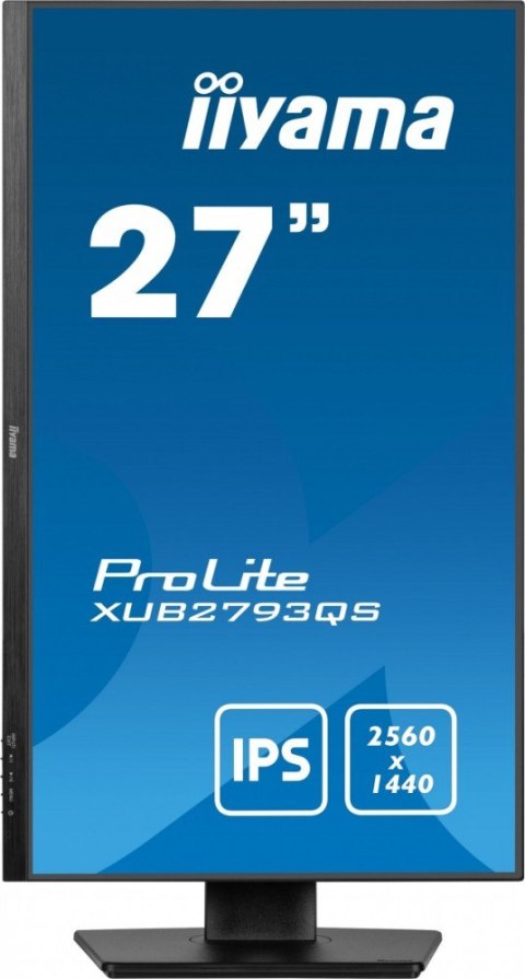 Monitor 27 cali XUB2793QS-B7,IPS,QHD,HAS(150mm),100Hz,300cd IIYAMA