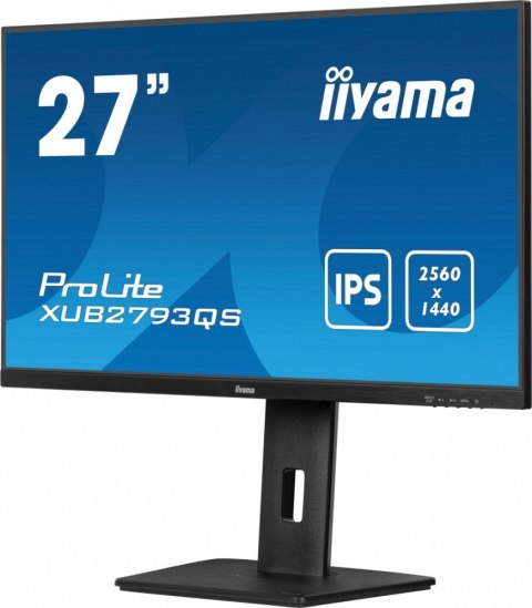 Monitor 27 cali XUB2793QS-B7,IPS,QHD,HAS(150mm),100Hz,300cd IIYAMA