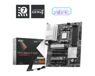 Płyta główna PRO B840-P WIFI AM5 4DD R5 ATX MSI