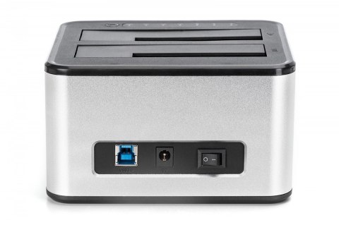 Stacja dokująca USB 3.0 Super Speed do 2x SSD/HDD 2.5/3.5" SATA III max.2x20TB z funkcją klonowania Digitus