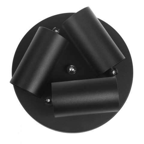 Lampa sufitowa punktowa, GU10, MCE362 B aluminiowa Czarna Maclean