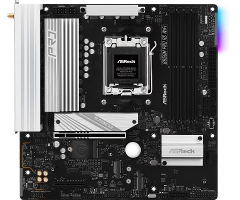 Płyta główna B850M PRO RS WIFI AM5 4DDR5 mATX ASRock Płyta główna B850M PRO RS WIFI AM5 4DDR5 mATX ASRock