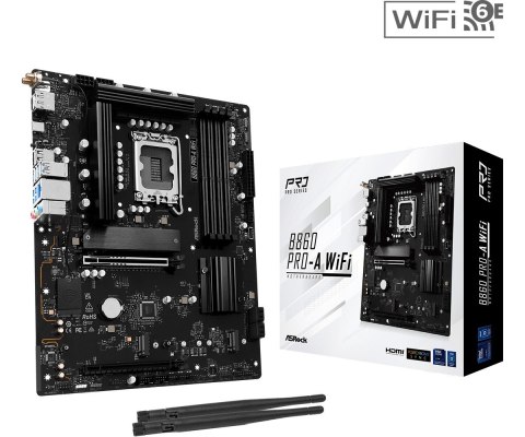 Płyta główna B860 PRO-A WIFI s1851 4DDR5 ATX ASRock Płyta główna B860 PRO-A WIFI s1851 4DDR5 ATX ASRock