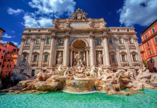 Puzzle 1500 elementów Fontanna di Trevi Castor