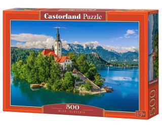 Puzzle 500 elementów Bled Słowenia jezioro Castor