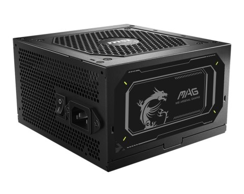 Zasilacz MAG A850GL PCIE5 II 850 W 80 Plus Gold Full Modular MSI