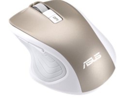 Bezgłośna mysz bezprzewodowa MW202 4000 DPI Gold Asus