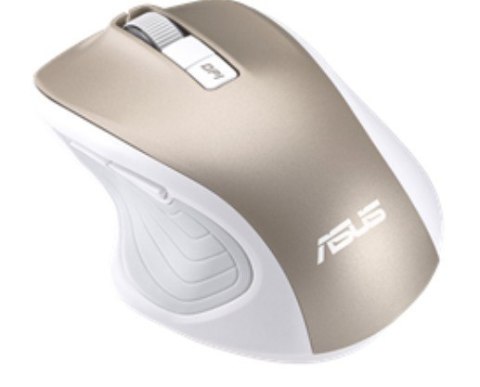 Bezgłośna mysz bezprzewodowa MW202 4000 DPI Gold Asus Bezgłośna mysz bezprzewodowa MW202 4000 DPI Gold Asus