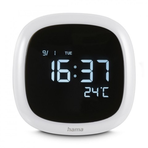 Budzik elektroniczny Bora Bora biały Hama