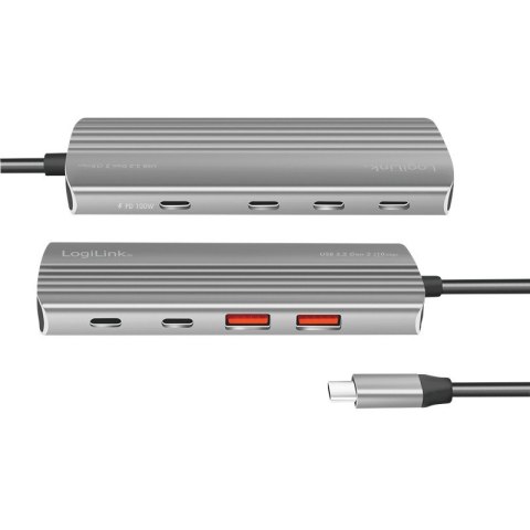 Hub USB3.2 Gen2,2xUSB-A , 5X USB-C, PD. 100W LogiLink Hub USB3.2 Gen2,2xUSB-A , 5X USB-C, PD. 100W LogiLink
