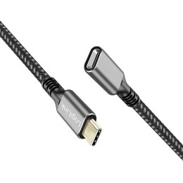 Kabel USB3.2 gen2 TypeC do USB-C/F, PD, 1m LogiLink