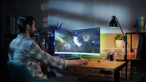 Monitor 34 cale 34M2C5501A Curved VA 180Hz HDMIx2 DP HAS Ambiglow Philips Monitor 34 cale 34M2C5501A Curved VA 180Hz HDMIx2 DP HAS Ambiglow Philips