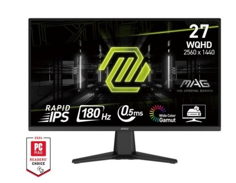 Monitor MAG 275QF 27 cali/LED/QHD/Flat/180Hz/Black MSI