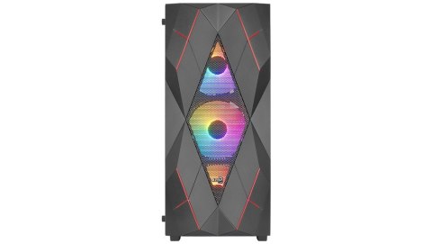 Obudowa Volcan Czarna Mid Tower RGB AeroCool