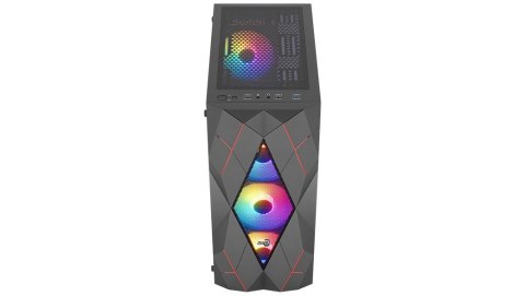 Obudowa Volcan Czarna Mid Tower RGB AeroCool