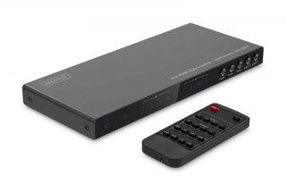Przełącznik/Matrix HDMI 4/2-porty 4K/30Hz UHD HDCP 1.4 audio z pilotem Digitus