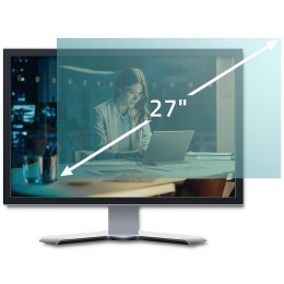 Filtr światła niebieskiego 27 cali | 16:9 | Ochrona wzroku | Anti Glare | Matowy Qoltec