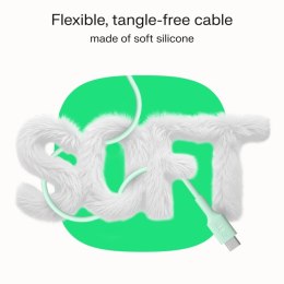 Kabel USB-C-USB-C PowerFlex 100W silikonowy 1.2m czarny Green Cell