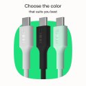 Kabel USB-C-USB-C PowerFlex 100W silikonowy 1.2m czarny Green Cell