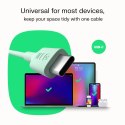 Kabel USB-C-USB-C PowerFlex 100W silikonowy 1.2m czarny Green Cell