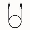 Kabel USB-C-USB-C PowerFlex 100W silikonowy 1.2m czarny Green Cell