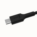 Kabel USB-C-USB-C PowerFlex 100W silikonowy 1.2m czarny Green Cell