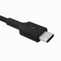 Kabel USB-C-USB-C PowerFlex 100W silikonowy 1.2m czarny Green Cell