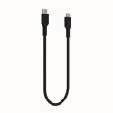 Kabel USB-C-USB-C PowerFlex 100W silikonowy 1.2m czarny Green Cell