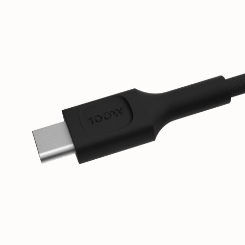 Kabel USB-C-USB-C PowerStream 100W oplot 1,2m czarny Green Cell